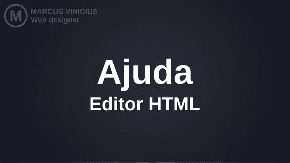 Ajuda - editor HTML