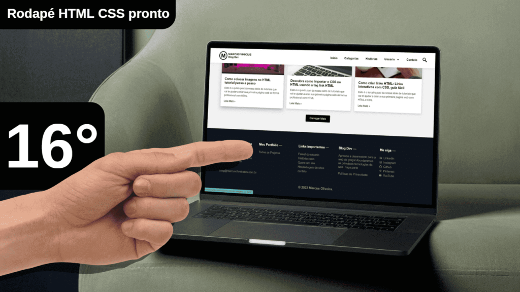 Rodapé HTML CSS pronto: Guia completo, dicas e código